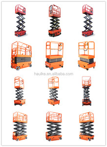 Alemán-Fabricante de plataformas de trabajo aéreo de China, plataformas elevadoras de tijeras eléctricas autopropulsadas Haulke a la venta - Product Image 6