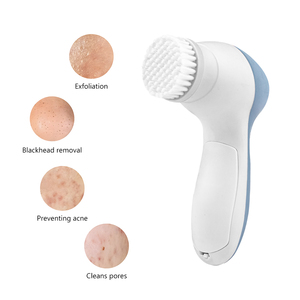 Cepillo de Limpieza Facial Eléctrico Exfoliante Masajeador para Limpieza Profunda y Exfoliación Máquina Giratoria Tipo Spa - Product Image 3