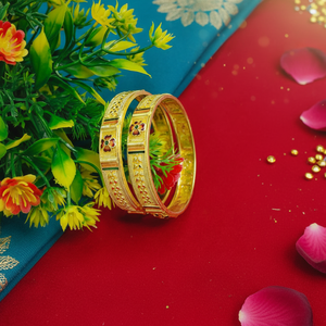 Designer Meenakari Royal Fine <b>Bangles</b> <b>Set</b> Elegant Ethnic Jewelry Premium Traditional Wedding Collection - Product Image 3