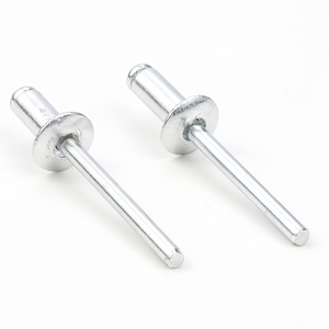 10 piezas/bolsa Remaches ciegos de aluminio y hierro de alta calidad M2-M6.4 de extremo abierto - Product Image 2