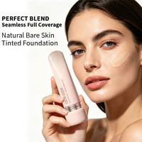 Fond de teint liquide sans couture, couvrance totale, maquillage teinté, éclaircissant naturel, hydratant, imperméable, 30 ml, pour tous types de peau