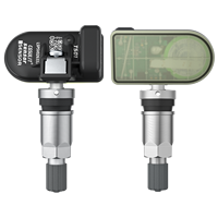 CGSULIT Sistema de Monitoreo de Presión de Neumáticos TPMS Original y Genuino, Universal y Programable para Automóviles, con Chip NXP, Válvula de Goma, 315MHz