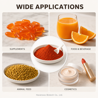 Hete Aanbieding Voedingsmiddelkwaliteit Natuurlijk Beta Caroteen Poeder 1% 10% Kleurstof Beta-caroteen voor Dranken, Sappen, Siropen en Zuivelproducten