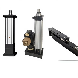 12v 24v Pneumatic Micro Stroke <b>Linear</b> <b>Actuator</b> with Piston Cylinder and Gear for DC Motor - Product Image 1