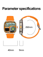 Stilvolle Schlanke Smartwatch 1,73 Zoll AMOLED HD-Bildschirm BT-Anruf Metall-Drehkrone IP68 Wasserdicht Sprachassistent Smartwatch