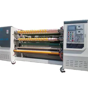 Best Selling super Clear adhesive Tape slitting Machine with pressure wheel