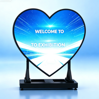 Pantalla LED Interior en Forma de Corazón de Tamaño Personalizado 2026 para Exhibición de Bienvenida de Empresas con Funciones de Texto y Animación