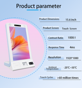 màn hình cảm ứng AIO công nghiệp Android Bảng điều chỉnh PC kiosk tự phục vụ đặt hàng Máy treo tường nhà hàng thanh toán kiosk - Product Image 2