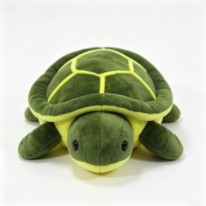 Peluche de Tortuga Marina Verde de Dos Tonos Personalizado, Suave y Adorable, con Caparazón Detallado, Animal Marino para Abrazar - Product Image 1