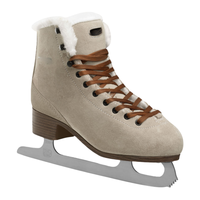 BLADE WARRIOR Patins à glace professionnels pour le hockey sur glace avec lame en acier inoxydable, confortables et imperméables pour adultes
