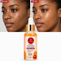 Sérum Visage Personnalisé LAMARINE K-Beauty Vitamine C & Acide Hyaluronique 50mL Hydratant Éclaircissant et Blanchissant