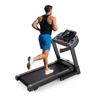 Tapis roulant électrique pliant commercial populaire équipement de gymnastique de forme physique Machine en cours d'exécution tapis roulant à usage domestique fabrique