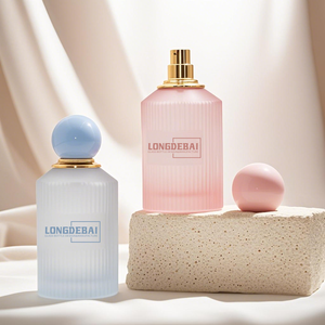 Luxury Cosmetic 30ml 50ml 100ml Fragrance Oil Glass <b>Perfume</b> <b>Bottle</b> Print logo Spray <b>Perfume</b> <b>Bottle</b> with pink Box Packaging - Product Image 5