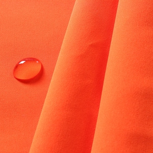 Thân thiện với môi rPet vải tái chế <span class=keywords><strong>polyester</strong></span> sợi nhỏ vải với PU tráng cho hàng may mặc - Product Image 3