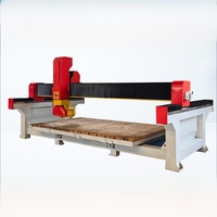 Machines à pierre Scie à pont automatique Machine à découper la pierre CNC en marbre granit, utilisée pour les dimensions de coupe à plat