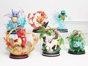 Figurines d'action Pokémon en PVC de haute qualité, mignonnes, de type <span class=keywords><strong>Manga</strong></span> <span class=keywords><strong>Anime</strong></span> GK, avec Bulbasaur, Charizard et Squirtle. - Product Image 2