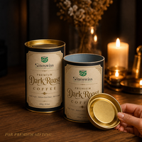 Emballage en tube de papier kraft écologique personnalisé pour le thé et le café, vente en gros, OEM, fournitures biodégradables