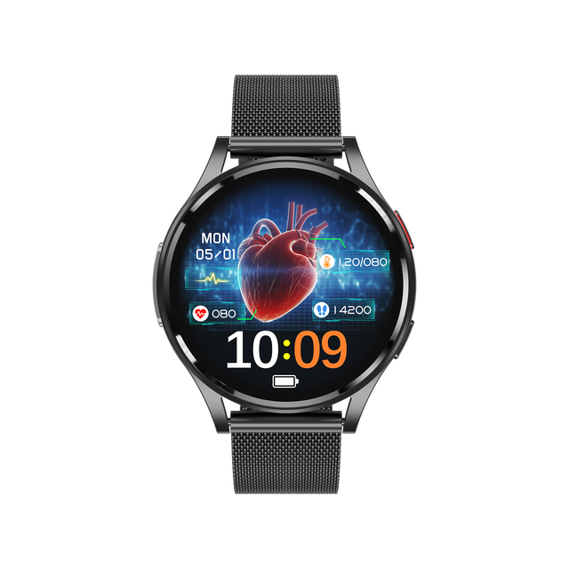 ECG Smart Watch Health Tracking with Heart Rate Monitor Smartwatch