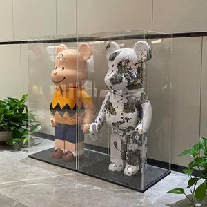 Estuche alto a prueba <span class=keywords><strong>de</strong></span> polvo <span class=keywords><strong>Lego</strong></span> Collectibles Figuras Doll Bearbrick 1000 Caja <span class=keywords><strong>de</strong></span> exhibición acrílica - Product Image 3