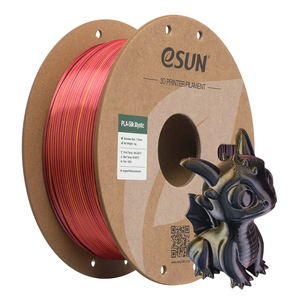 Filament PLA ESUN Silk Mystic 1,75 mm, soie brillante, co-extrusion tricolore, filament pour imprimante 3D, bobine de 1 kg, changement de couleur - Product Image 3