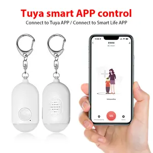 Localização Dispositivos Alarme Wifi Tuya Alarme De Emergência Keychain Sos Alarme De Segurança Pessoal para Pessoa Velha