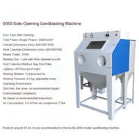 Sableuse manuelle multifonctionnelle 9060 haute pression pour l'ébavurage, l'élimination de la rouille, la rénovation et l'élimination de la couche d'oxyde