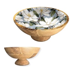 High Quality Handmade Wood Decorative Bowl Eco-Friendly Dishwasher Safe Disposable for <b>Party</b> <b>Table</b> Decor Display Export Quality - Product Image 6