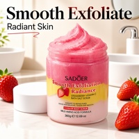 Gommage corporel exfoliant doux à la vitamine C et aux fruits naturels pour une peau nette et lisse