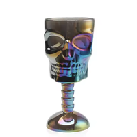Sunup Hot-vente Nouveau Design Modèles Explosifs Noir Crossbones Tasse En Plastique avec Le Prix Le Plus Bas pour La Décoration De Fête