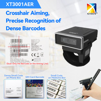 Scanner portable XT3001AER XTIOT pour la lecture de codes-barres et de codes QR, scanner de doigts pour la fabrication