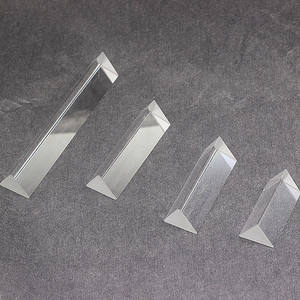 Venda quente Personalizado Limpar Retangular Cristal Paperweight K9 Óptico Vidro Levantamento Instrumento 90% Abertura Clara Alu. Prismas - Product Image 2