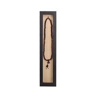 Boîte de présentation verrouillable en velours faite à la main 2026 pour bijoux, colliers, paysages, fleurs, animaux, portraits et œuvres d'art