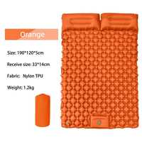 Matras Tidur Tiup Lipat Ringan OEM TPU Ultralight 1.2kg, Kompak, Tahan Air, untuk Perlengkapan Hiking dan Backpacking