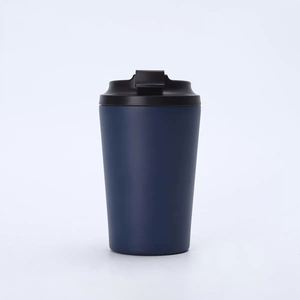 Petite tasse à café isotherme en acier inoxydable, anti-fuite, avec couvercle rabattable, légère, portable, pour les trajets quotidiens, impression personnalisée - Product Image 4