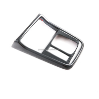Cache de décoration intérieure de voiture en ABS aspect fibre de carbone pour panneau de levier de vitesse et porte-gobelet avant pour Honda CR-V CRV 2023-2025