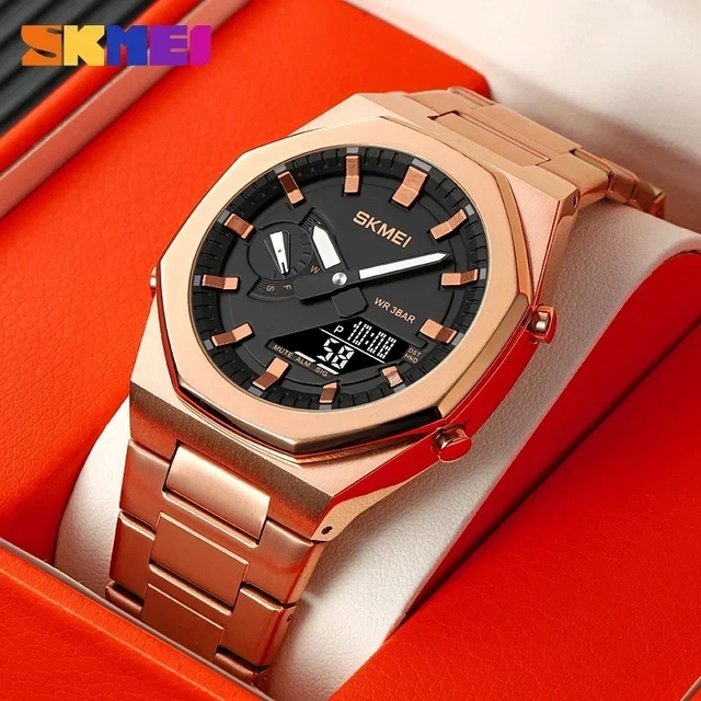 2025 New SKMEI 1816 Mens Sports Watches Fashion Casual Business Quartz Watch Light Date Waterproof Wristwatch Relogio Masculino