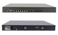 Alimentation ATX I7 9700 Pare-feu 1U 8 cœurs 2*DDR4 6 ports NIC RJ45 Pare-feu réseau Barebone Routeur 1U