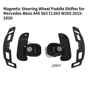 Palette de changement de vitesse magnétique en fibre de carbone pour volant <span class=keywords><strong>Mercedes</strong></span> Benz A45 S63 CLS63 W205 2015- <span class=keywords><strong>2020</strong></span> - Product Image 3