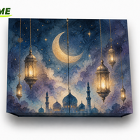 Kalender Advent Ramadan Eid Mubarak 30 Kotak Hadiah untuk Dekorasi Muslim