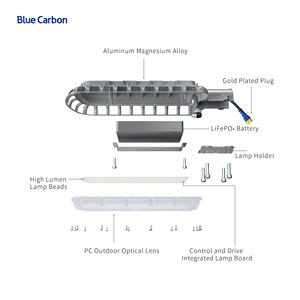 Lampe solaire de jardin 240W lumen élevé Étanche 30W 50W 80W 140W Lampadaire solaire Télécommande Afrique Prix bon marché - Product Image 5