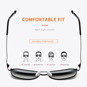 Gafas de Sol de Moda 1284 UV400 con Lentes Polarizadas TAC, Ligeras, Unisex, Montura Pequeña - Product Image 1