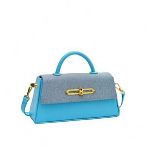 Bolsa transversal mini <b>clutch</b> feminina de couro sintetico modelo 2025 nova e moderna com corrente ideal para festas e eventos - Product Image 1