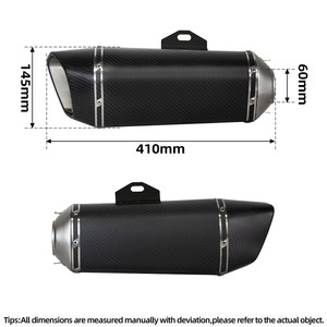 Silenciador Universal para Motocicleta, Proyecto de Escape Modificado de 60mm con DB Killer para RS660, ZX6R, CBR1000RR, XMAX300, ADV750, <span class=keywords><strong>Forza750</strong></span> - Product Image 3