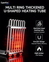 Freidora Eléctrica Comercial de un Solo Tanque para Pollo Frito y Papas Fritas con Control Programable y Elevación Automática