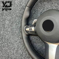 Volant sport en cuir SLK Brand M Performance à 4 branches de 40 mm, 2015-2017, E39/E84/F15/F34/X2/X5/M2/M6/F02/F25, séries 2/3/5, M3