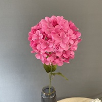 Bouquet de fleurs artificielles d'hortensia LUYI-ong, arrangements floraux en soie, fleurs artificielles de qualité supérieure pour mariage, fête, Noël