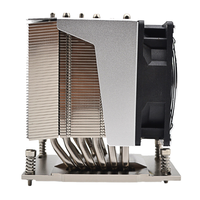 Heatsink Tembaga-Aluminium Bantalan Bola Ganda Cepat Profesional untuk Pendinginan Casing Komputer, Kebisingan Rendah 45dB 7.68W