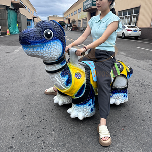 Scooter de Dinosaurio para Exteriores, para Centros Comerciales, Parques de Aventuras, Aeropuertos, Guarderías y Jardines de Infancia, Hecho de Metal, Dino Mecánico - Product Image 1