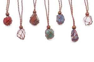 <span class=keywords><strong>2023</strong></span> <span class=keywords><strong>Tik</strong></span>-<span class=keywords><strong>Tok</strong></span> réglable 7 Chakra pendentif collier fait à la main Style bohême guérison pierre précieuse corde ancre motif pour mariage - Product Image 2