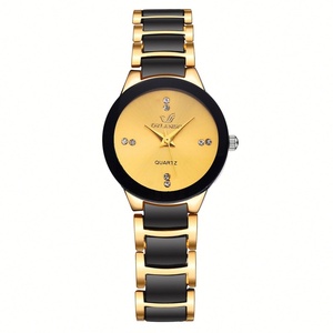 Relojes de Cuarzo de Moda 2023, Último Modelo en Venta, para Hombre y Mujer, Estilo Ejecutivo, Caja de Aleación, Correa de Acero Inoxidable de Dos Colores, con Indicador de Fecha - Product Image 6